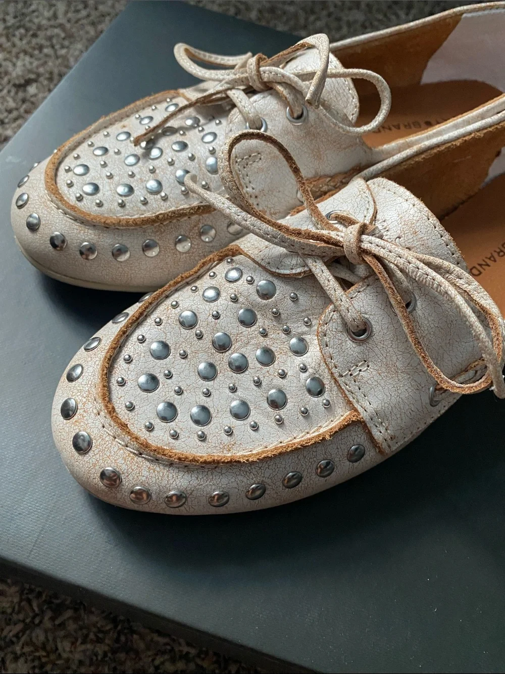 Lucky Brand metallic ivory